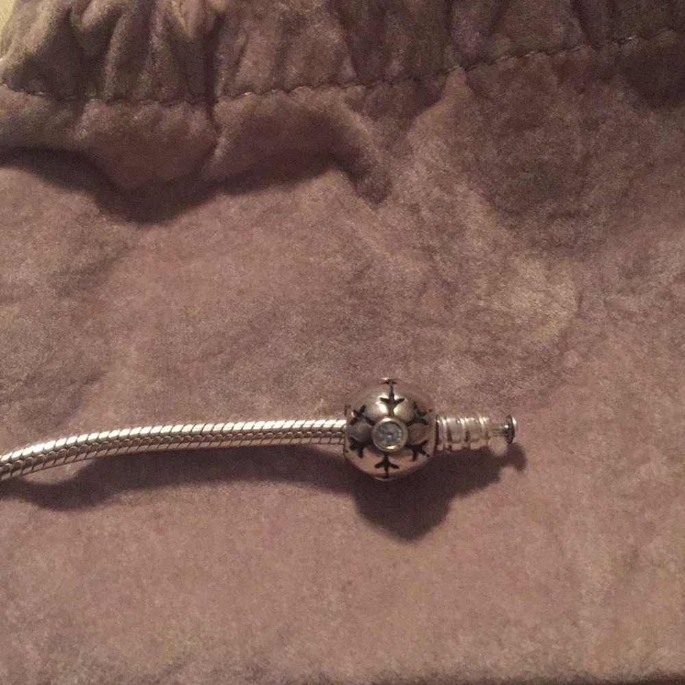 Pandora snowflake charm